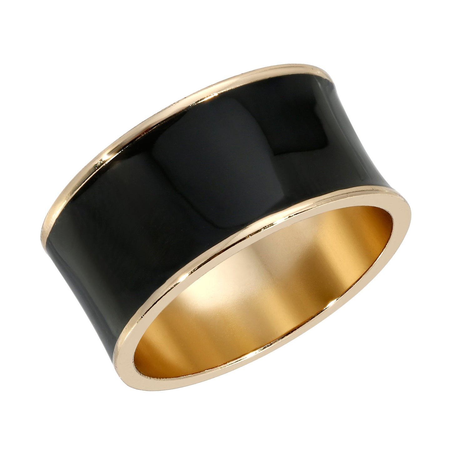 Enamel Concave Ring by Eklexic